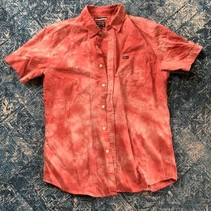 RVCA button down tie dye shirt. Great condition Size mens medium Or womens large